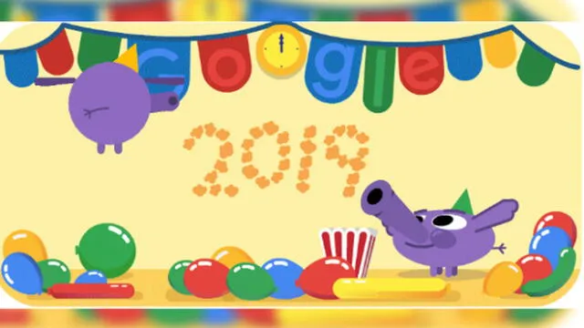 Año Nuevo 2019: Google lanza doodle animado en todo el mundo y pocos notaron estas curiosidades [FOTOS]