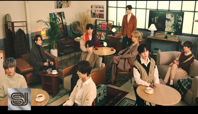 Leeteuk, Heechul, Yesung, Shindong, Eunhyuk, Donghae, Siwon, Ryeowook y Kyuhyun en el MV “Raining spell for love”. Foto: Label SJ
