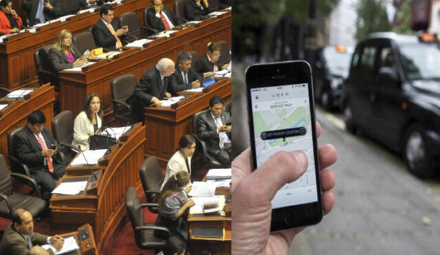 Congreso: Presentan proyecto de ley para regular aplicaciones de taxis