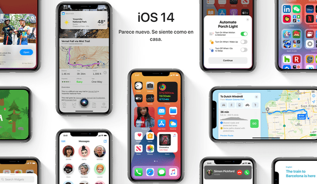 El nuevo iOS 14. | Foto: Apple.
