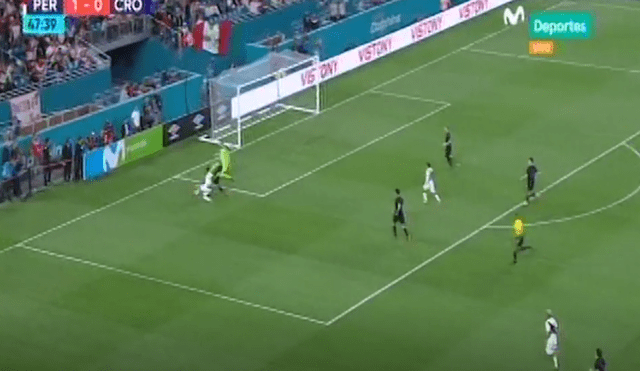 Perú vs. Croacia: gol de Edison Flores tras cátedra futbolística de la Bicolor [VIDEO]
