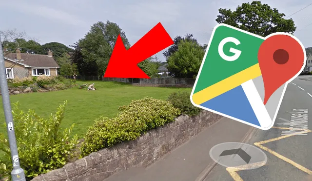 Google Maps: el curioso caso de un hombre que fue descubierto al hacer zoom en Inglaterra [FOTOS] 