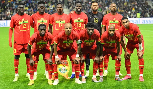 Ghana jugará en el Grupo H de Qatar 2022 junto a Portugal, Uruguay y Corea del Sur. Foto: AFP