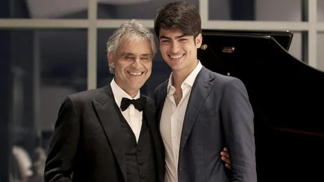 Andrea Bocelli, cantó con su hijo para Disney