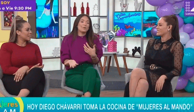 Cathy Sáenz se burla del físico de Diego Chávarri en “Mujeres al mando”