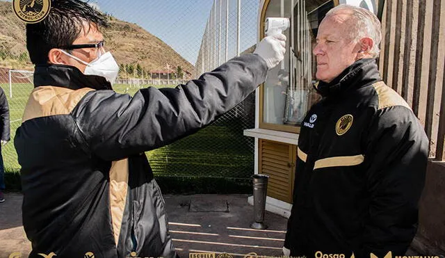 Toman la temperatura al entrenador Carlos Ramacciotti