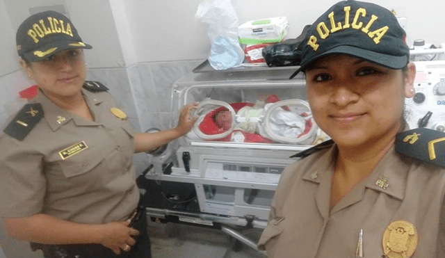  PNP halla a bebé abandonada en Trujillo