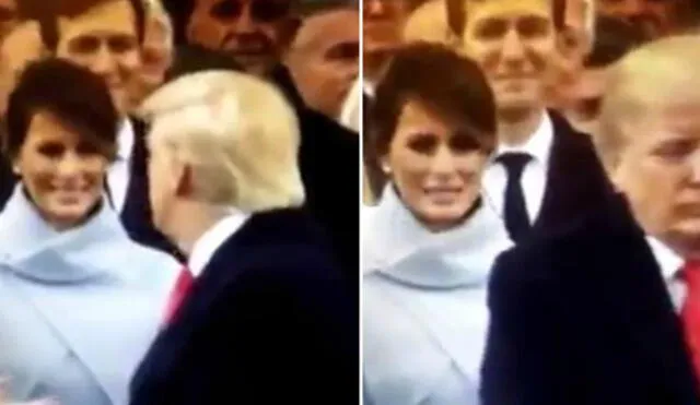 YouTube: La incómoda sonrisa de Melania a su esposo Donald Trump es viral