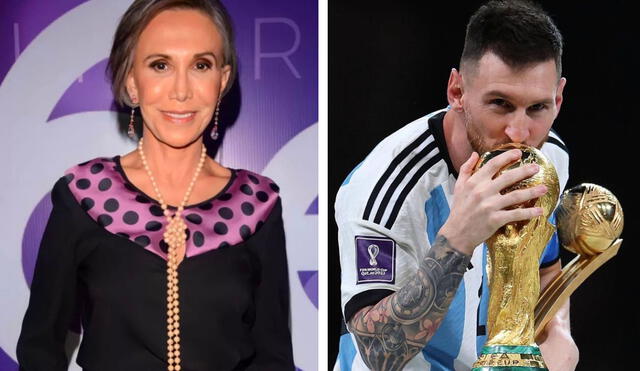 Florinda Meza felicitó a Lionel Messi y a toda la Argentina tras coronarse en Qatar 2022. Foto: Twitter Florinda Meza/Instagram Antonela Roccuzzo