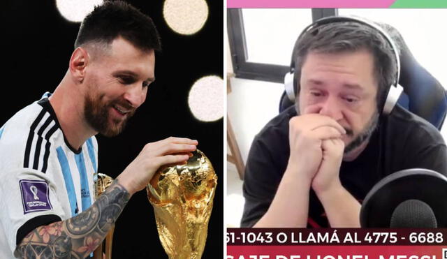 Lionel Messi reveló que lloró con una novela. Foto: EFE/Twitter