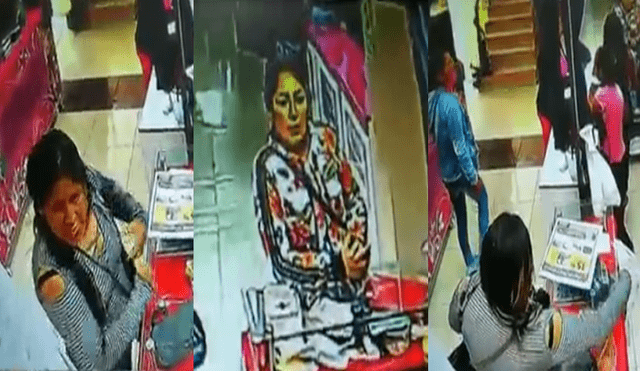 Gamarra: 'tenderas' son captadas robando 6 mil soles en tienda comercial [VIDEO]  