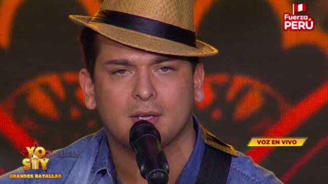 Ricardo Morán celebró la imitación del cantante y aseguró que es el concursante que mejor ha interpretado al baladista peruano. (Foto: Captura)