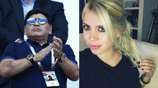 En Argentina confirman encuentro sexual entre Maradona y Wanda Nara [VIDEO]