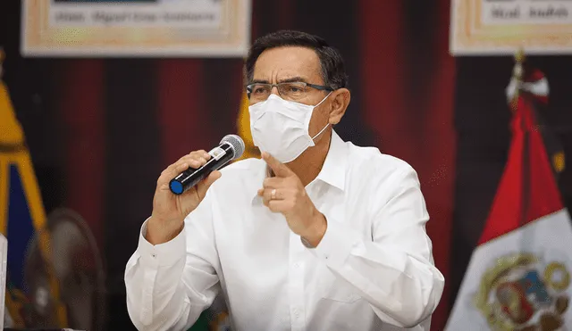 Martín Vizcarra aseguró que su Gobierno busca las mejores medidas para combatir el coronavirus. Foto: Presidencia.