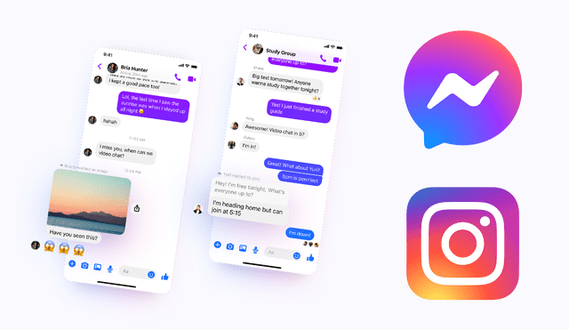 Los mensajes efímeros llegan a Instagram y Messenger. Foto: Composición La República