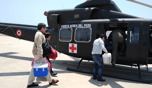 Órganos donados fueron trasladados en un avión y helicóptero para salvar dos vidas [VIDEO]