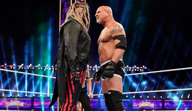 The Fiend Bray Wyatt se enfrentó a Goldberg en WWE Super ShowDown 2020. Foto: WWE