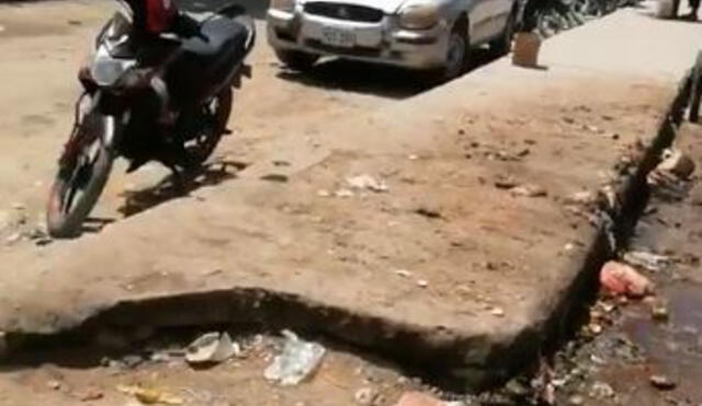 En cuestión de horas reaparecieron montículos de basura en Moshoqueque [VIDEO]