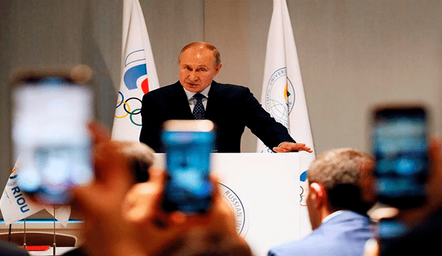 El mandatario ruso durante un discurso este miércoles en Sochi. Foto: EFE
