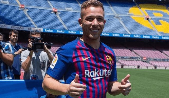 Arthur Melo juega en Barcelona desde julio 2018.