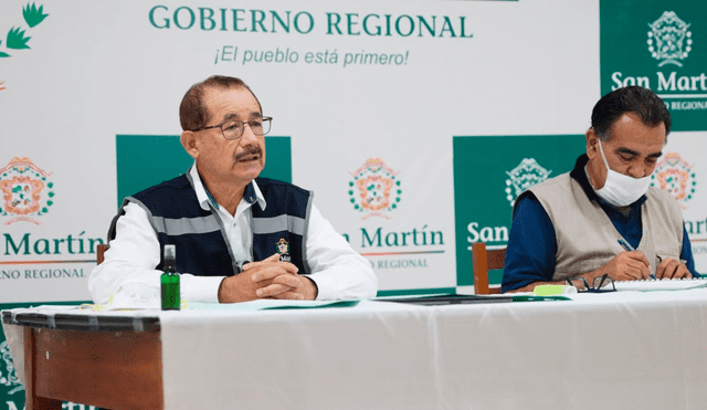 San Martín. El gobernador regional agradeció a la población acatar lo dispuesto por el Gobierno Regional.