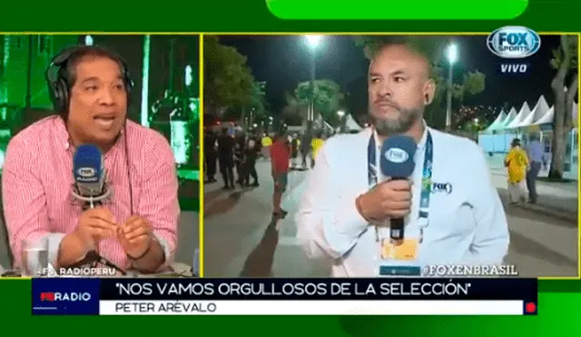 Ocurrió en una transmisión en vivo tras la final de la Copa América 2019. Foto: Fox Sports/Twitter