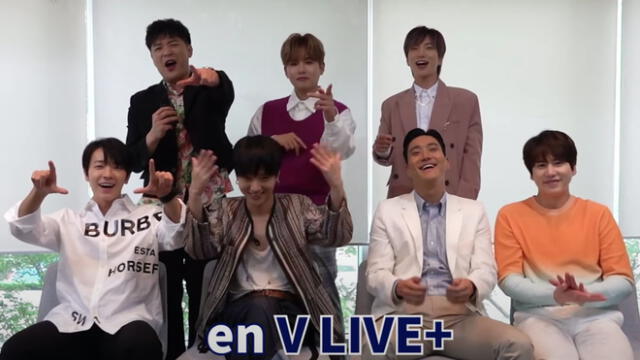 SUPER JUNIOR en Beyond Live Super Show vía V Live