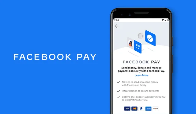 Facebook lanza nueva plataforma de pagos llamada Facebook Pay.
