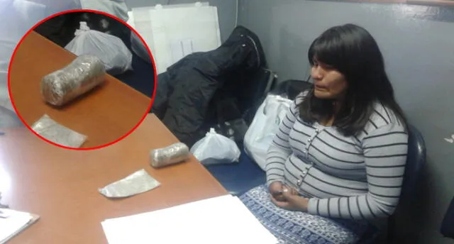Mujer intentó ingresar marihuana a penal en Arequipa