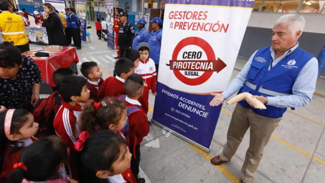 Municipalidad de Lima presentó plan para prevenir el uso de pirotécnicos 