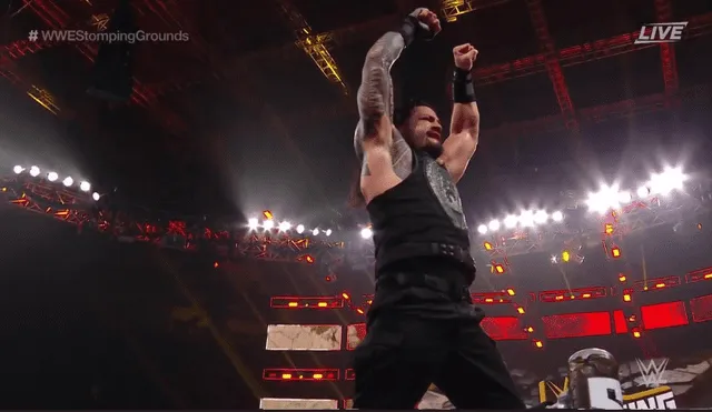 Roman Reigns derrota a Drew McIntyre.