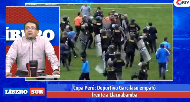 Batalla campal tras partido de Deportivo Garcilaso vs Llacuabamba en la Copa Perú.