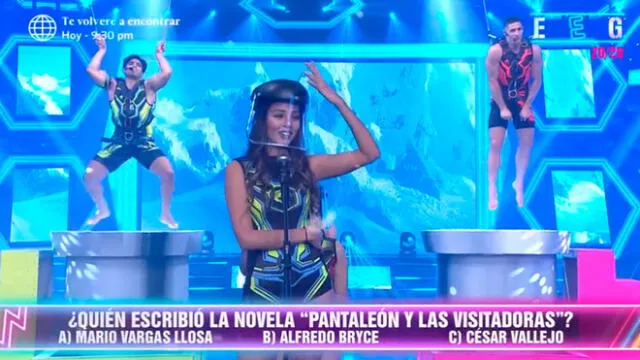 La 'guerrera' pasa vergonzoso momento con errónea respuesta de cultura general. Foto: captura América TV