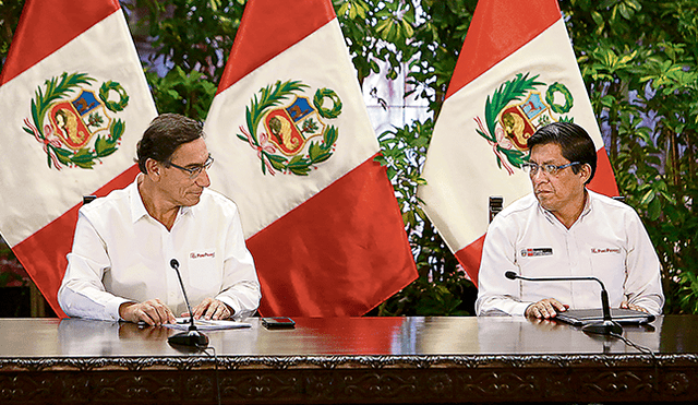 Mensaje. El presidente Vizcarra pidió a los peruanos tener calma y respetar las medidas.