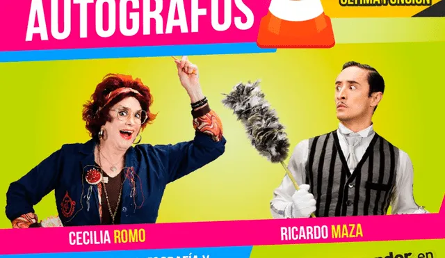 Cecilia Romo y Ricardo Maza en la obra Locos por el té. Foto: Mejorteatro.com