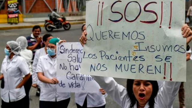 En Venezuela no hay un sistema de salud adecuado debido a la crisis instalada desde que Maduro tomó el poder. Foto: Difusión