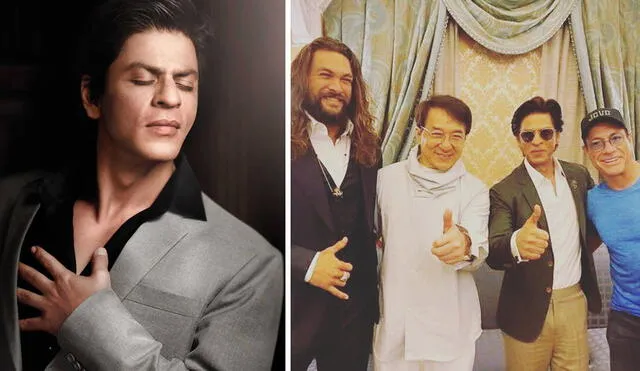 Shahrukh Khan, Jason Momoa, Jackie Chan y Jean-Claude Van Damme