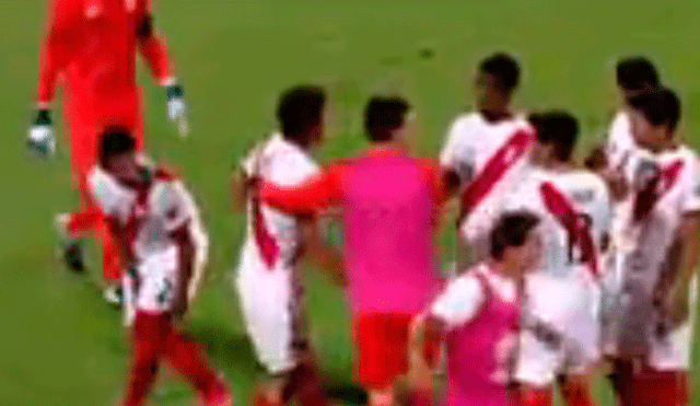 Selección peruana sub 15 casi se pelea tras perder partido con Brasil [VIDEO]