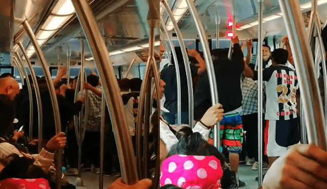Facebook: video de hinchas de Alianza Lima cantando en tren genera polémica 