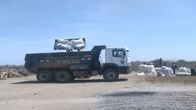 Piura: decomisan 29 toneladas de residuos hidrobiológicos en Sullana
