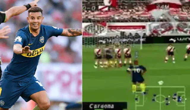 Boca vs. River: Usuario de Twitter recrea el golazo de Cardona en versión de Winning Eleven [VIDEO]