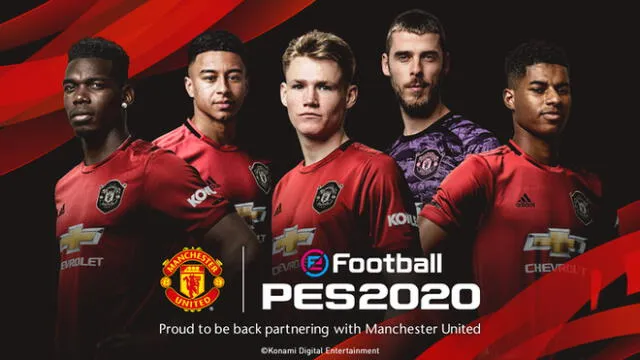 PES 2020 tiene la licencia exclusiva del Manchester United