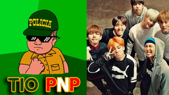 'Tío PNP' enfurece al ARMY de BTS por usar a miembros en curiosa campaña