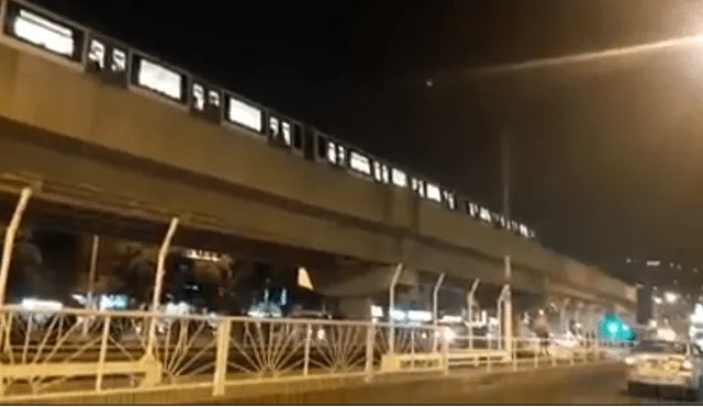 Reportan que Metro de Lima está detenido en San Juan de Lurigancho [ VIDEO]