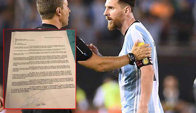 Filtran carta de Messi a la FIFA: revela su plan para reducir la sanción