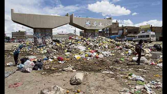Juliaca declarada en emergencia por deficiente recojo de basura