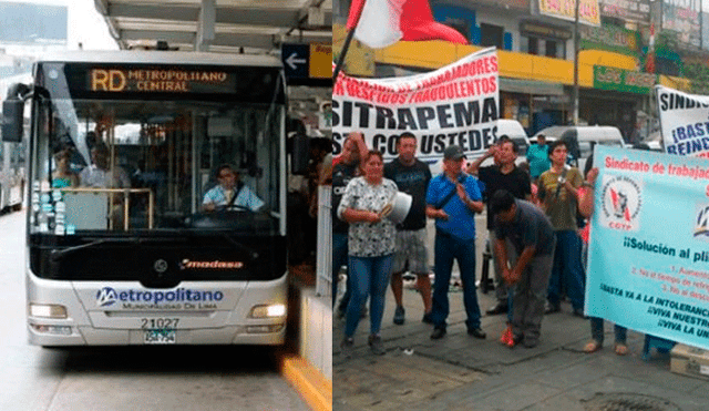 Metropolitano: descartan huelga de conductores para este 19 de marzo