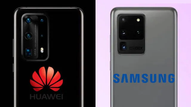 Huawei P40 Pro + vs Samsung Galaxy S20 Ultra.