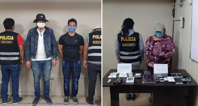 Tres sujetos fueron intervenidos al interior de un local en el Cercado de Arequipa.