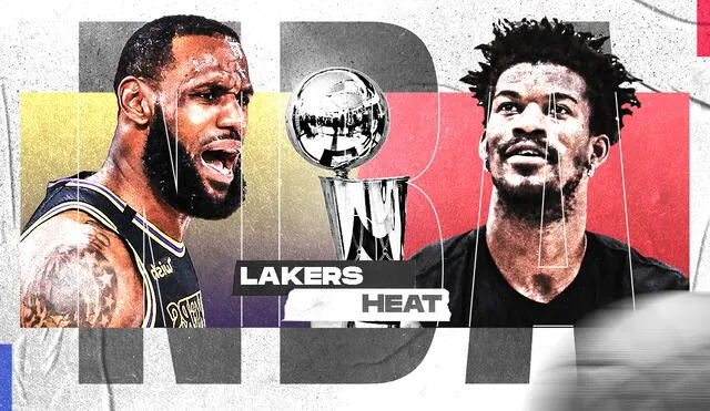 Lakers enfrentan a Miami Heat por las Finales de la NBA 2020. Foto: Composición Fabrizio Oviedo/AFP
